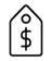 Price tag icon representing product pricing strategy